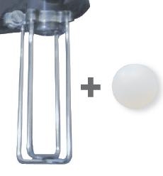 Korb mit Kugel für transparente